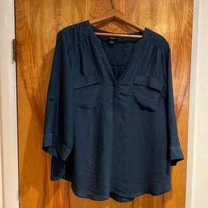 Torrid Blouse 3/4 length sleeve Size 2